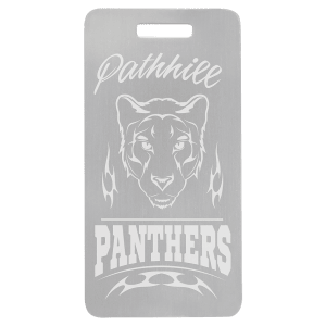 Aluminum Luggage Tag - 3-7/8" x 2"