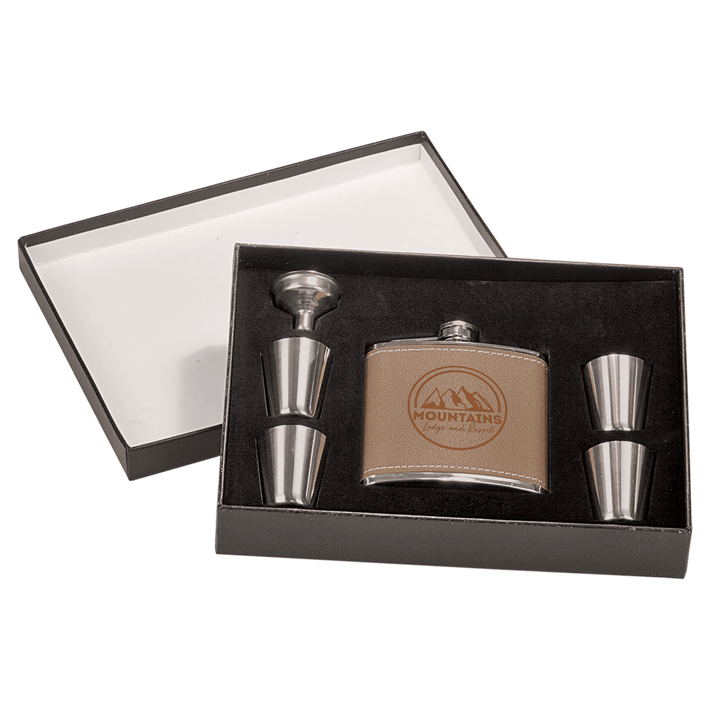 6 oz. Flask Set