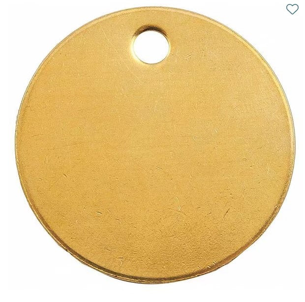 Round Anodized Aluminum Tags