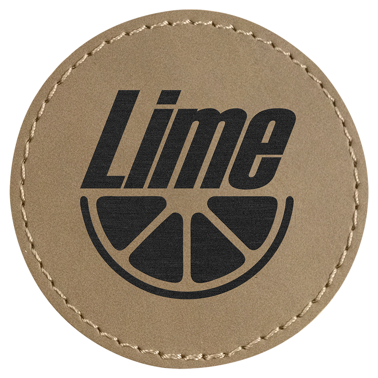 2-1/2" Leatherette Circle Adhesive Patches