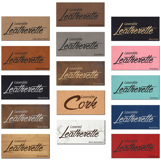 Custom Leatherette Adhesive Patches