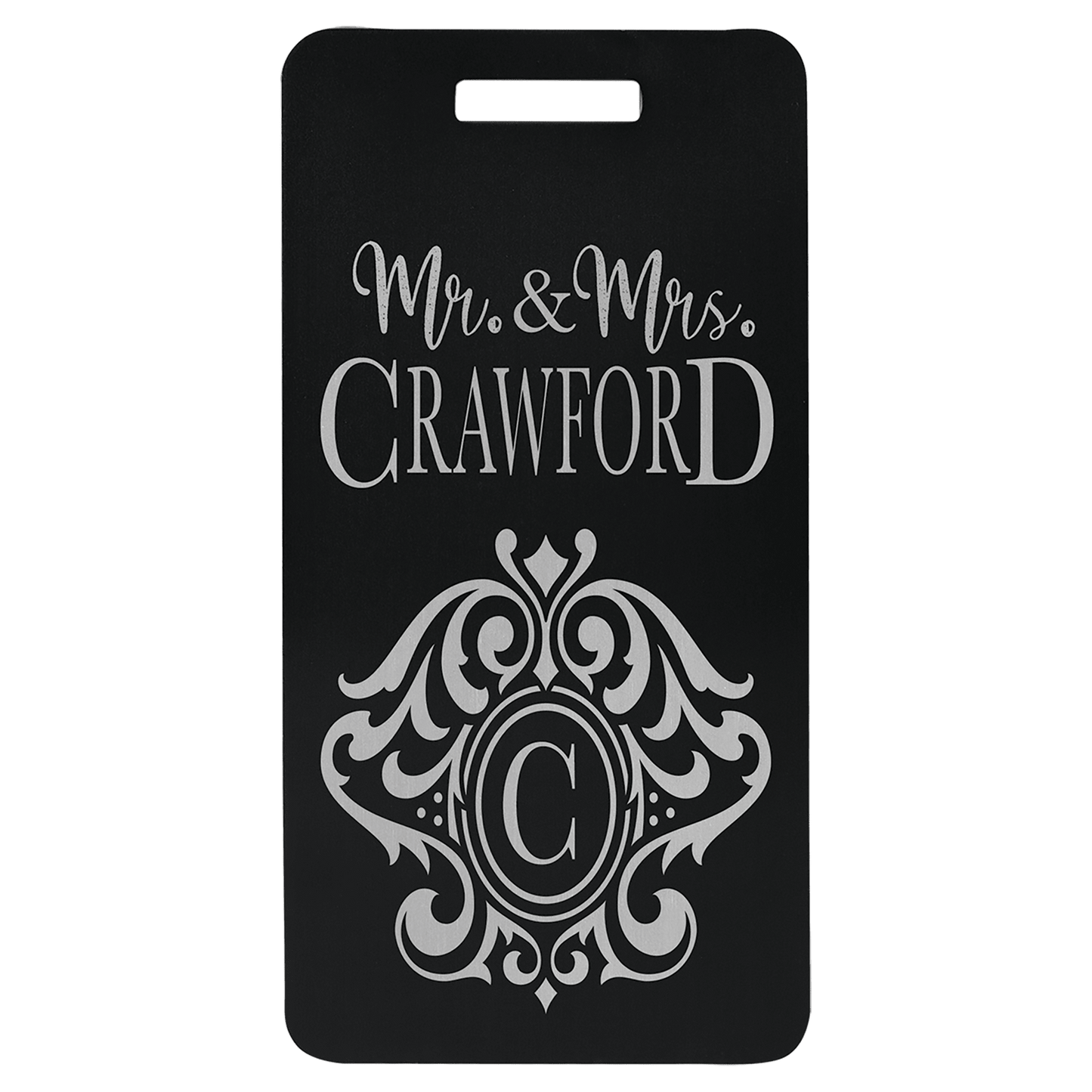 Aluminum Luggage Tag - 3-7/8" x 2"