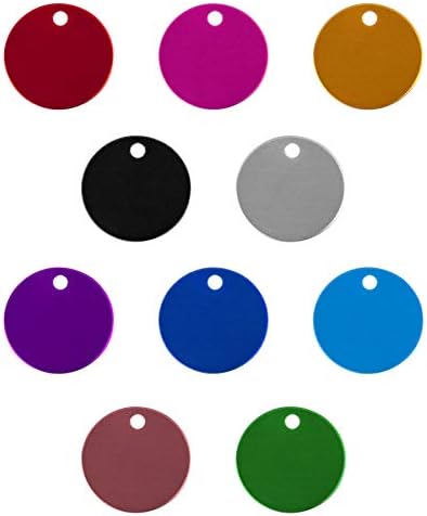Round Anodized Aluminum Tags