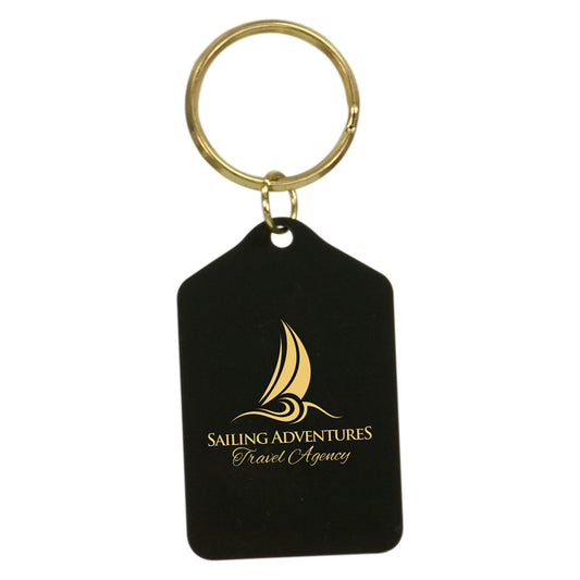 Tablet Brass Keyring