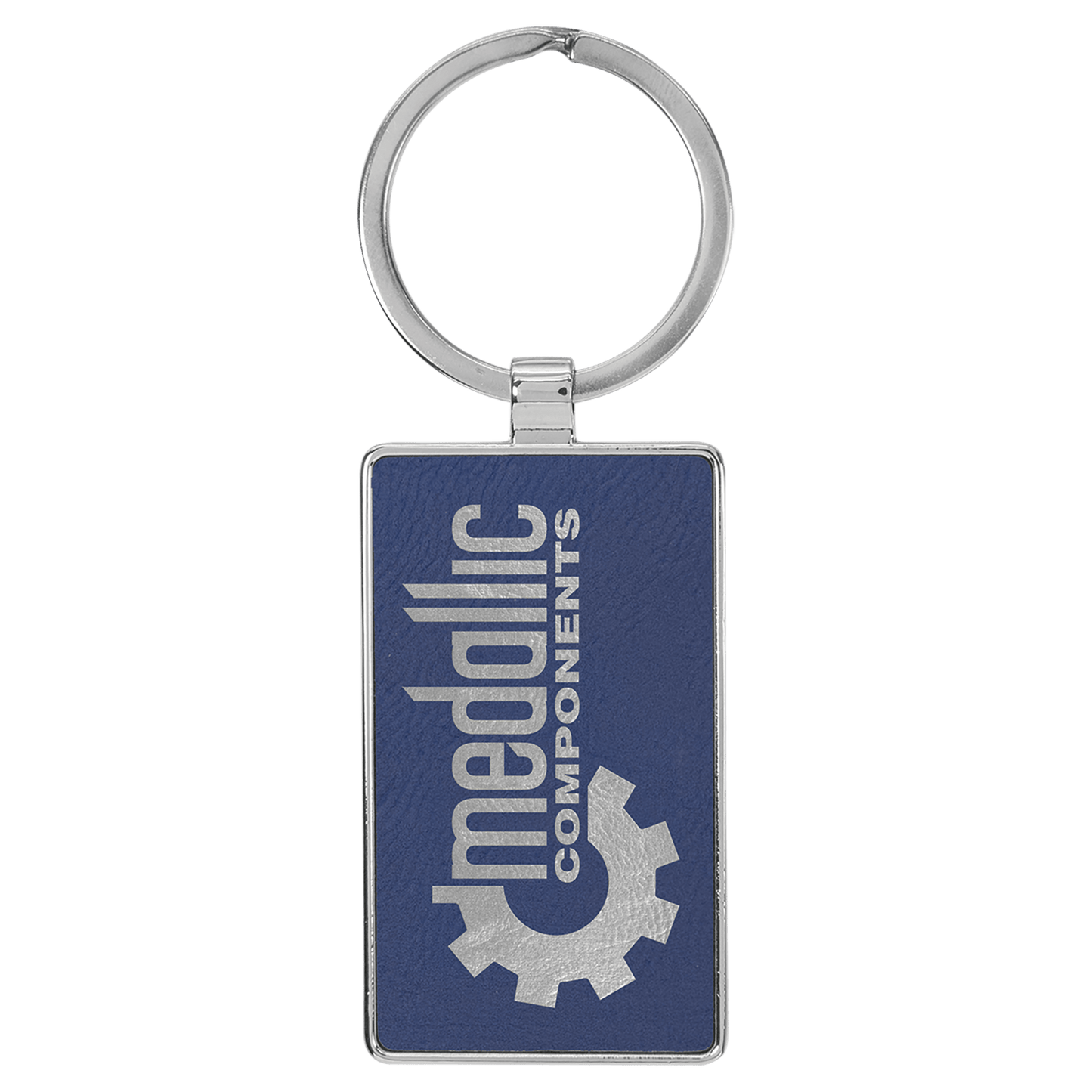 Leatherette / Metal Keychain